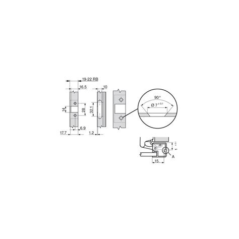 Zawias Meblowy Blum Do Ramki Aluminiowej T A