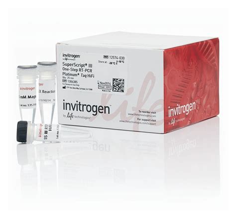 Invitrogen Syst Me De Rt Pcr Superscript Iii One Step Avec Adn