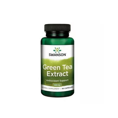 Swanson Green Tea Extract 60 kapsułek skład cena opinie iZielnik pl