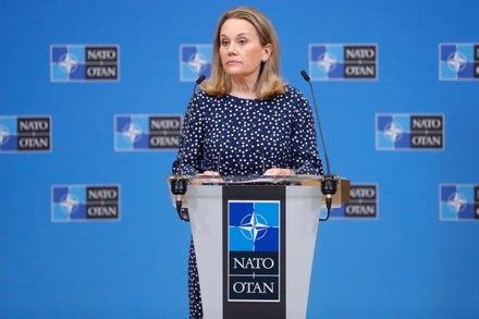 Us Permanent Representative Nato Julianne Smith Editorial Stock Photo