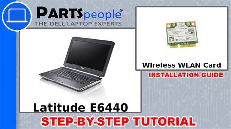 Dell Latitude E Wireless Wlan Card How To Video Tutorial Youtube