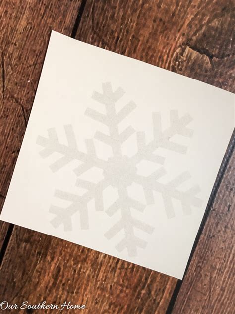 DIY Snowflake Ornament Our Southern Home