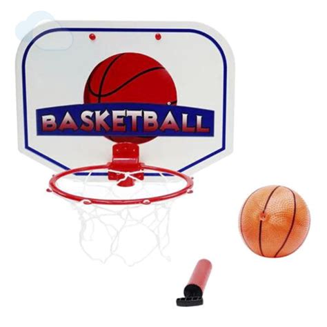 Mini Aro De Basquet Infantil Tablero Pelota Inflador Isakito