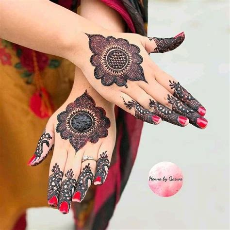 Stylish Goll Tiki Mehndi Simple Henna Tattoo Simple Mehndi Designs