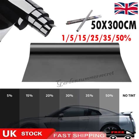 3m Car Window Tint Film Kit Tinting Super Dark Black Limo 5 15 20 25 35