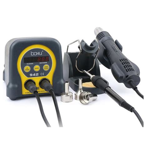 BAKU Ba 942 Led BGA SMD Hot Air Rework Soldering Station US Plug