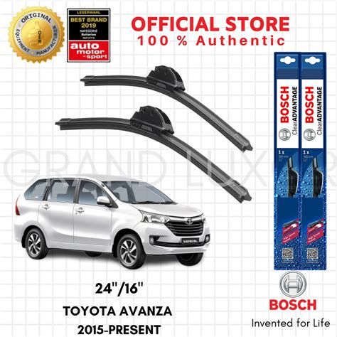 Bosch Clear Advantage Wiper Blade Set For Toyota Avanza Present