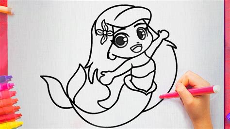 Desenhos De Sereia Ariel Como Desenhar Sereia Ariel Passo