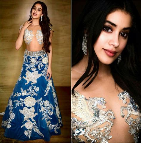 Jhanvi Kapoor In Manish Malhotra Bollywood Fashion Indian Dresses