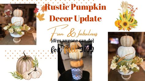 Rustic Farmhouse Pumpkin Topiaries Reviving Old Decor Into Something