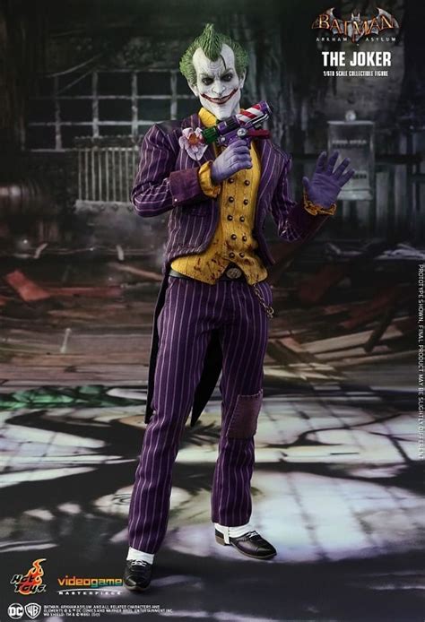 The Joker 16 Scale Figure Vgm27 Batman Arkham Asylum Hot Toys Cawette Jones