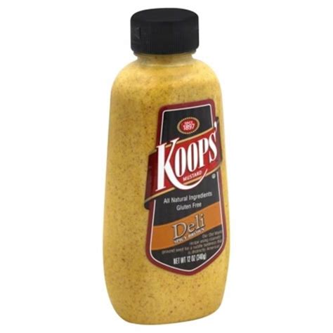 KOOPS MUSTARD SQZ SPICY BROWN 12 OZ Pack Of 12 Walmart