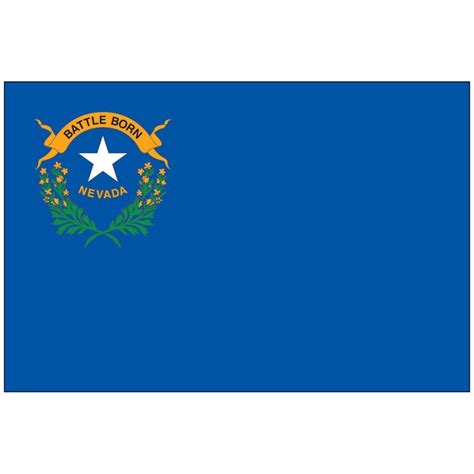 Nevada State Flag - Flagpole Man