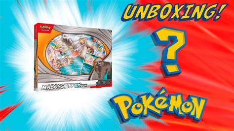 Abrimos Coleccion Box De Mabosstiff Ex Pokemontcg Pokemon