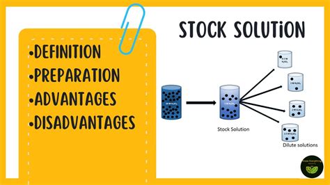 Stock Solution Definition Preparation Advantages And Disadvantages