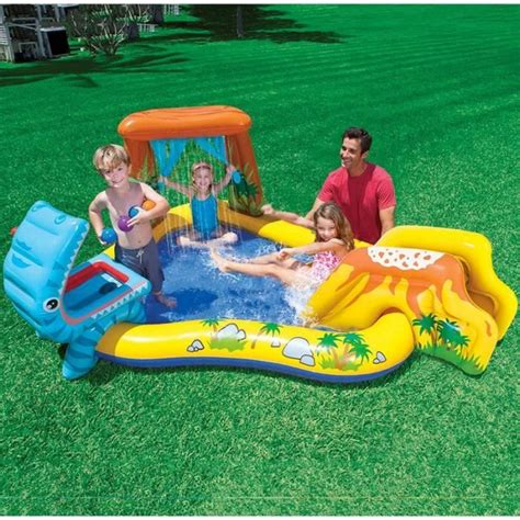 Aire De Jeu Jurassic Jeu Enfant Piscine Pataugeoire Jets D Eau