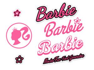 Barbie Font Generator Mockofun