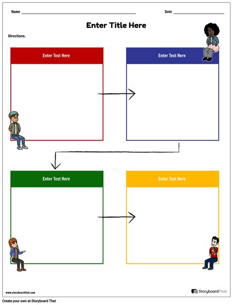 Șablon De Diagramă De Flux Storyboard Por Ro Examples