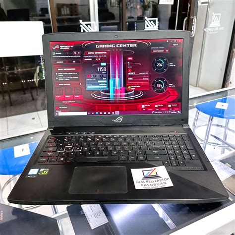 Jual Asus Rog Strix Gl503ge I7 Gen 8 Ram 8gb Ssd 240gb Hdd 1tb Gtx 1050 Ti Shopee Indonesia