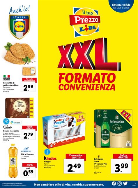 Nuovo Volantino Lidl Formato Convenienza Cosenza Prime