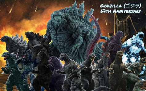 Godzilla 67th Anniversary by Geozilla on DeviantArt