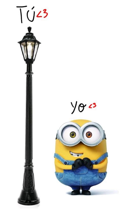 para mí poste de luz jsjsjsjs Fotos de minion Minion imagenes Cosas