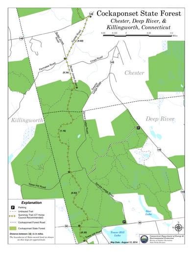 Cockaponset State Forest Tower Hill Map By State Of Connecticut Deep Avenza Maps Avenza Maps