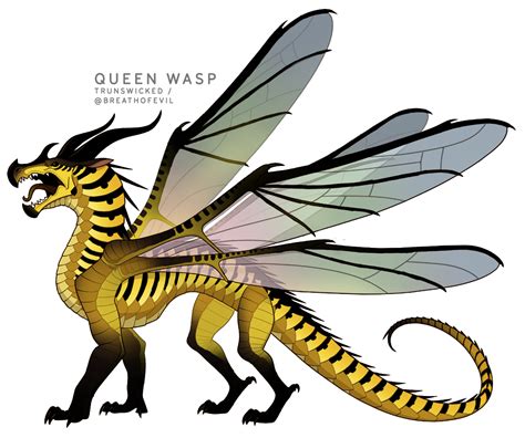 breathofevil on Tumblr: Design 19 | Wasp the HiveWing Blank HiveWing ...