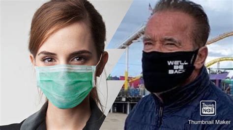 Top Celebrities Wearing Masks Edition Youtube