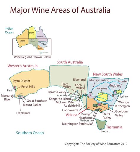 SWE Map 2021Australia Wine Wit And Wisdom