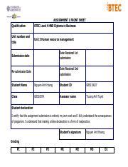 5035 Assignment 1 Frontsheet 2022 NAH Pdf ASSIGNMENT 1 FRONT SHEET