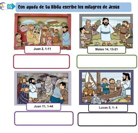 Escribe Los Milagros De Jes Ayuda Por Favor Es Para Hoy En La Tarde