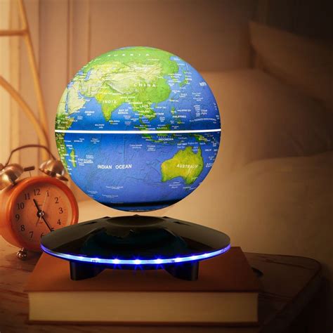 Buy Magnetic Levitating Globe 6 Inch Led Levitation Floating World Map