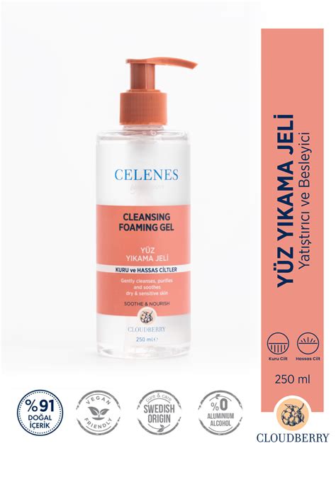 Celenes By Sweden Cloudberry Temizleme Jeli Ml Kuru Hassas Fiyat