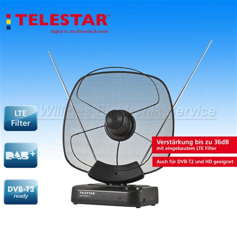 Telestar ANTENNA6 LTE Aktive DVB T2 HD Antenne Williges Elektronik