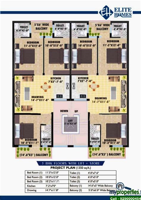 Elite Homes Zirakpur Call Bhk Ready To