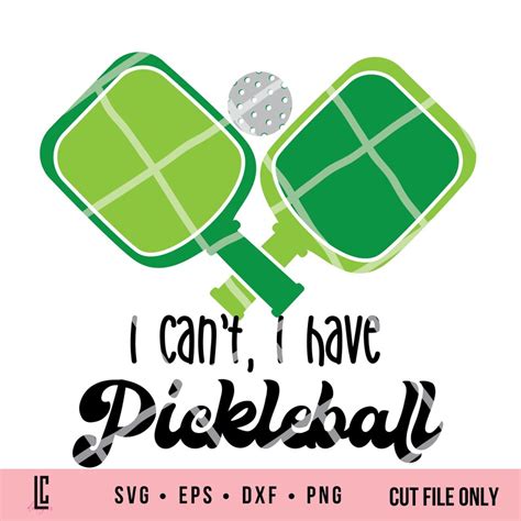 Pickleball Svg Love Pickleball Cut File For Cricut Or Etsy