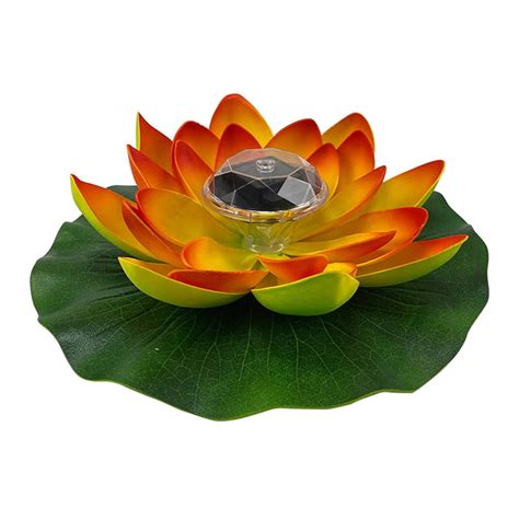 Lotus Solar Light Outdoor Garden Light Table Top Ground Courtyard