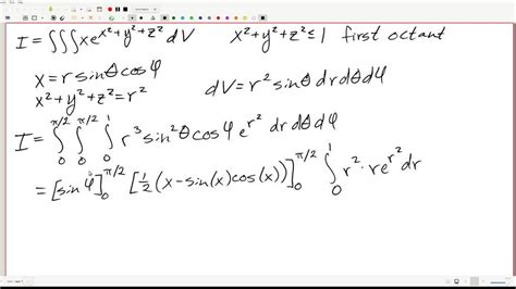 SOLVED A Use Spherical Coordinates To Evaluate The Integral Where E