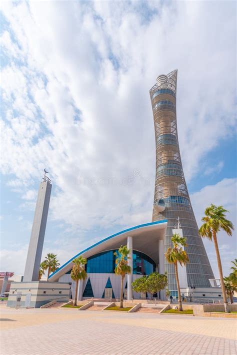 The Torch Tower In Doha Qatar Editorial Image Image Of Metal