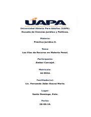 Tarea De Practica Juridica Iii Docx Universidad Abierta