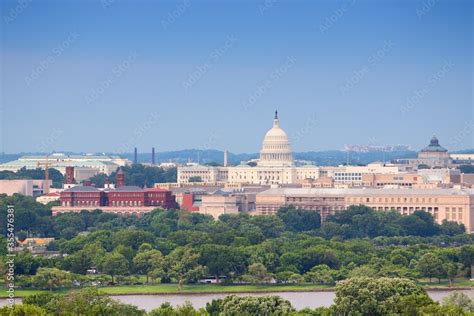 Washington D.C. skyline Stock Photo | Adobe Stock