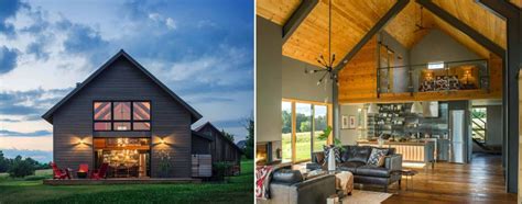 Barn house interior - Homedit