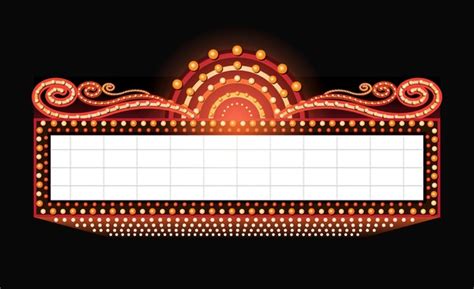 Blank Movie Marquee Clipart