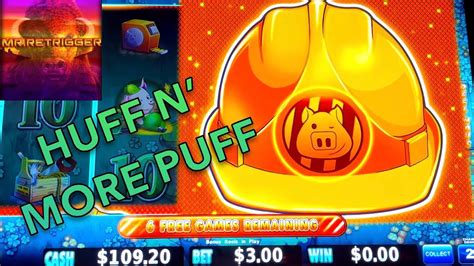 Huge Bonus Wins On Huff And More Puff Youtube