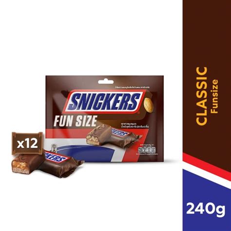 Snickers Classic Chocolate Bar Funsize 240g Lazada Ph