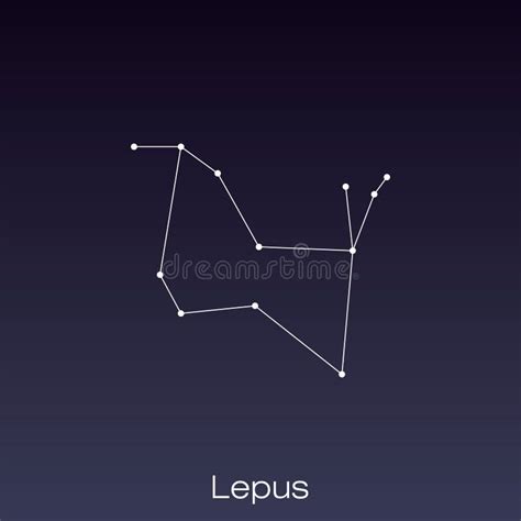 Constellation As It Can Be Seen By The Naked Eye Stock Illustration