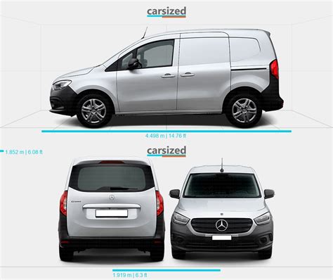 Mercedes Benz Citan Presente Dimensiones Vista Lateral