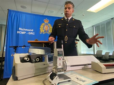 Sophisticated Identity Theft Racket Found In Bc Rcmp Richmond News