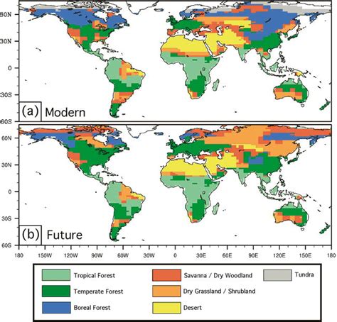 Global Vegetation And Climate Change Due To Future Increases In Co2 As